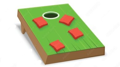 Mini Cornhole Board Game