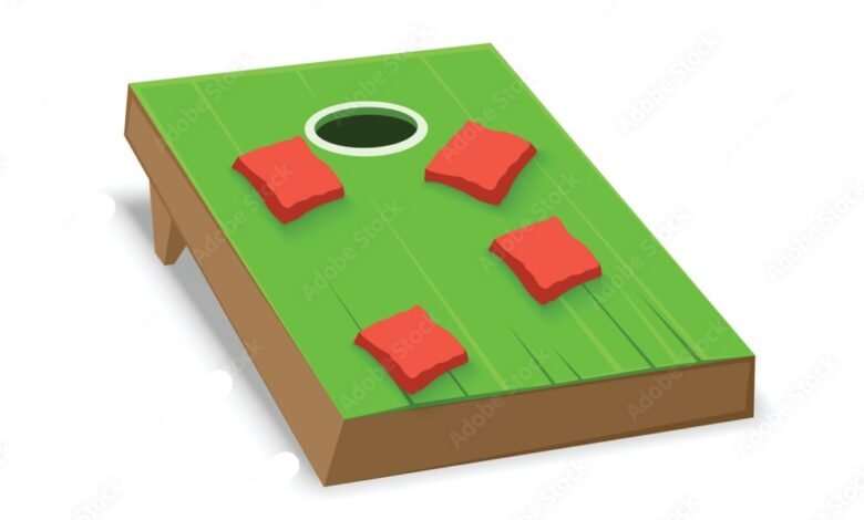 Mini Cornhole Board Game