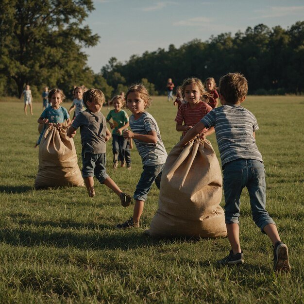 sack race